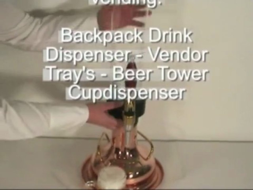 Mobile schankanlage rucksack