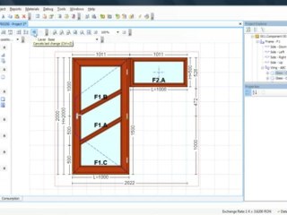 Ra Workshop 3.2 - Joinery software - Window splitting