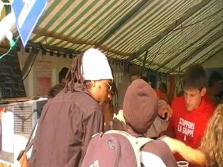 La jeunesse active au stand de la Haute-Saône