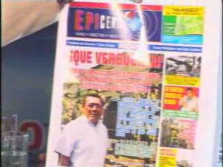 LA VICTORIA Y CARLOS CHOQUE DIRECTOR DEL PERIÓDICO EPICENTRO