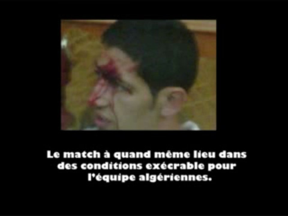 Sep Blatter a le sang des algeriens les mains egypte algerie