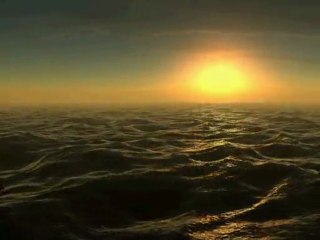 Océan et coucher de soleil