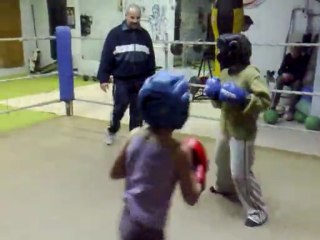 Entraînement de boxe en combat avec Elodie 2/2