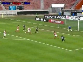 Chantôme en amical contre Braga (14 nov 2009)