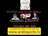Egypte vs Algérie Play-off Match de Football - Soudan