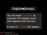 Learn German - Video Vocabulary Beginner #8