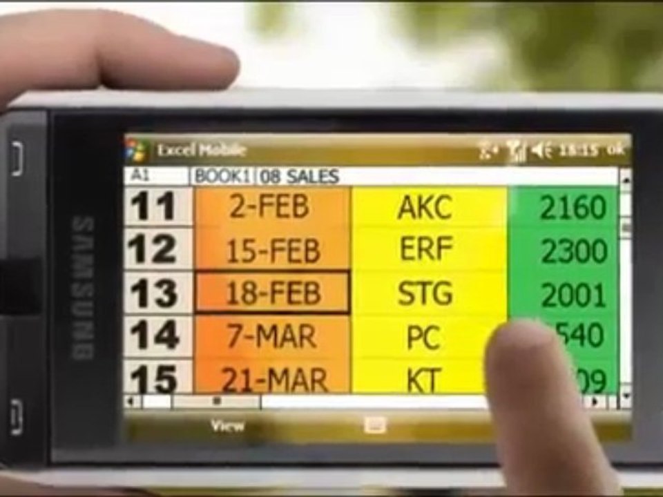 samsung i900 omnia offical commercial