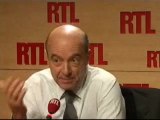 Alain Juppé sur RTL : 