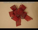 Learn how to Make Holiday Bows Perfect for Christmas Trees!