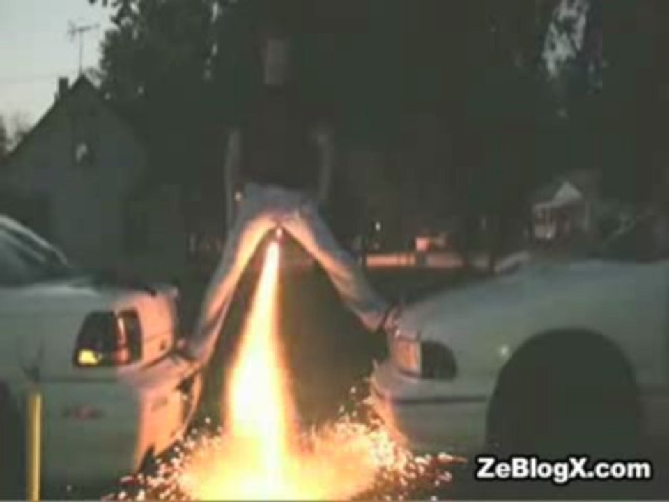 Un feu d'artifice insolite!