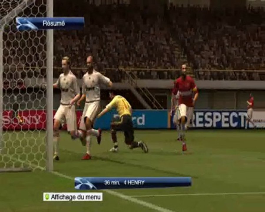 FC Arsenal - AC Milan 2-0 Champions League PES09