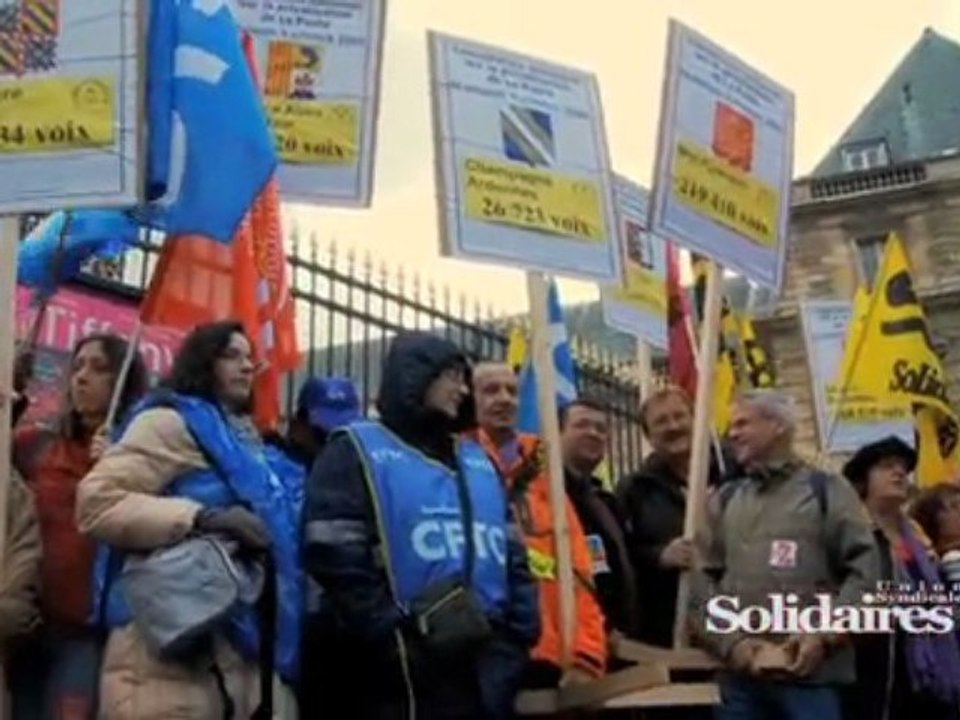 Solidaires - contre la privatisation de La Poste (clip 2) [Expression Directe- Solidaires]