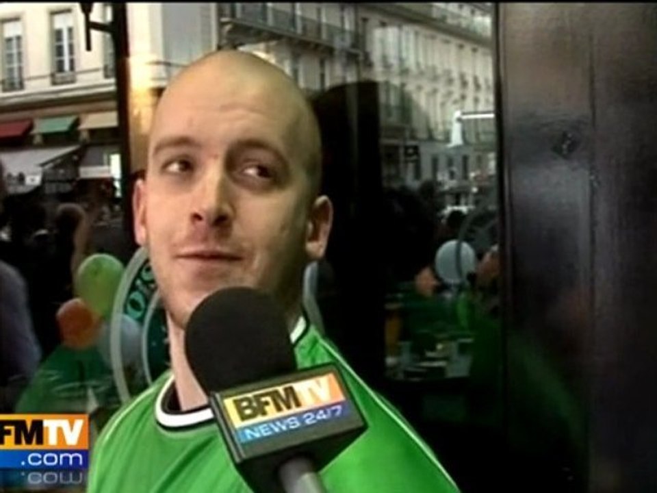 Les Irlandais envahissent Paris