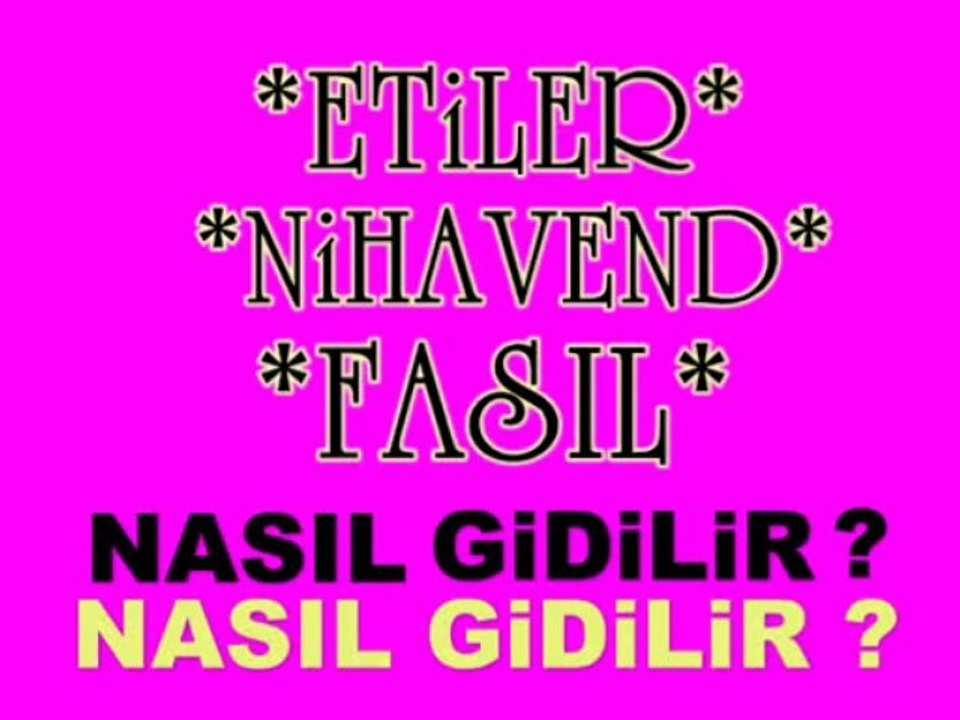 ETILER NIHAVEND FASIL Aykut ilteR & utku CUMA CUMARTESI