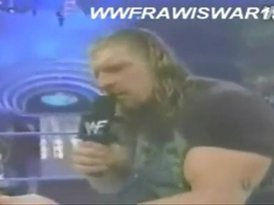 WWF Smackdown! 11/9/00 - Triple H explains why he set up Stone Cold (2000)