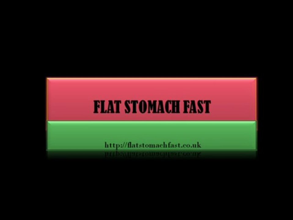 Create a flat stomach fast just like a snap