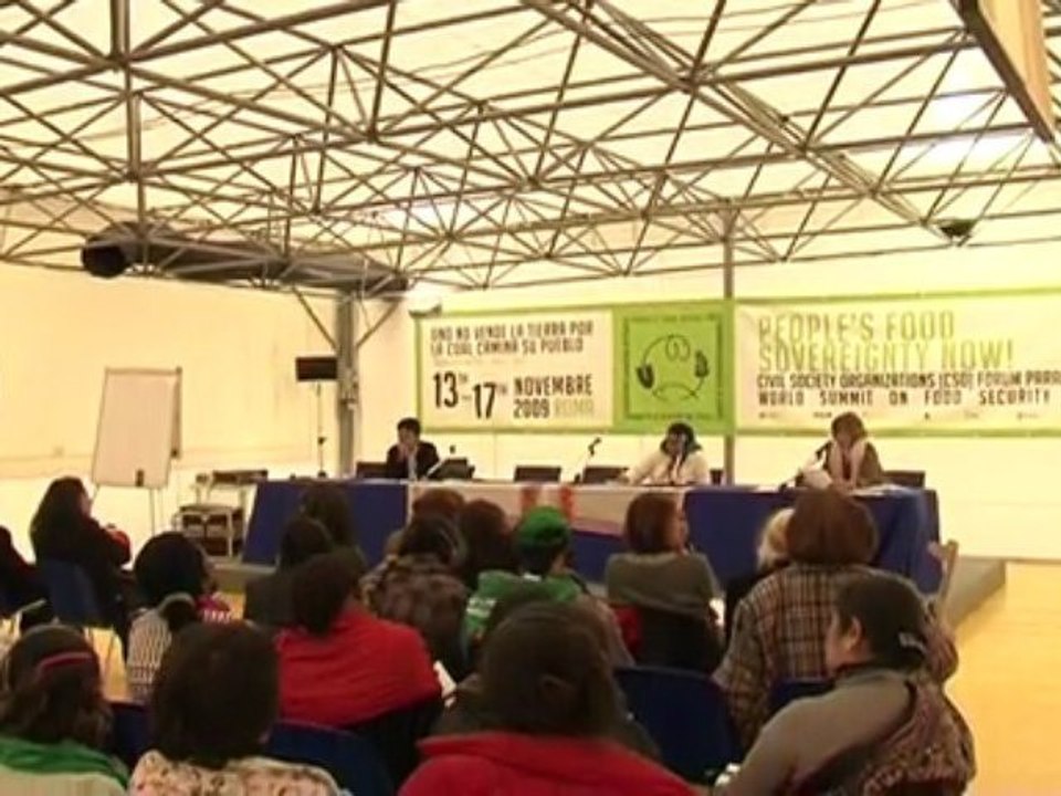 People's Food Sovereignty Forum, Roma ~ 2009