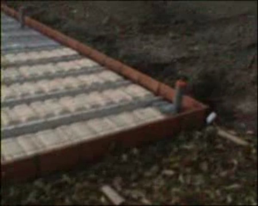 DEBUT PLANCHER DE LA MAISON VON