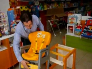 Como transformar una trona en pupitre ACTIVA JANE