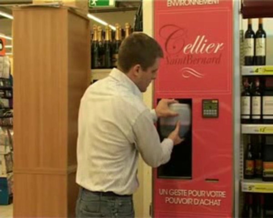 Distribution de liquide