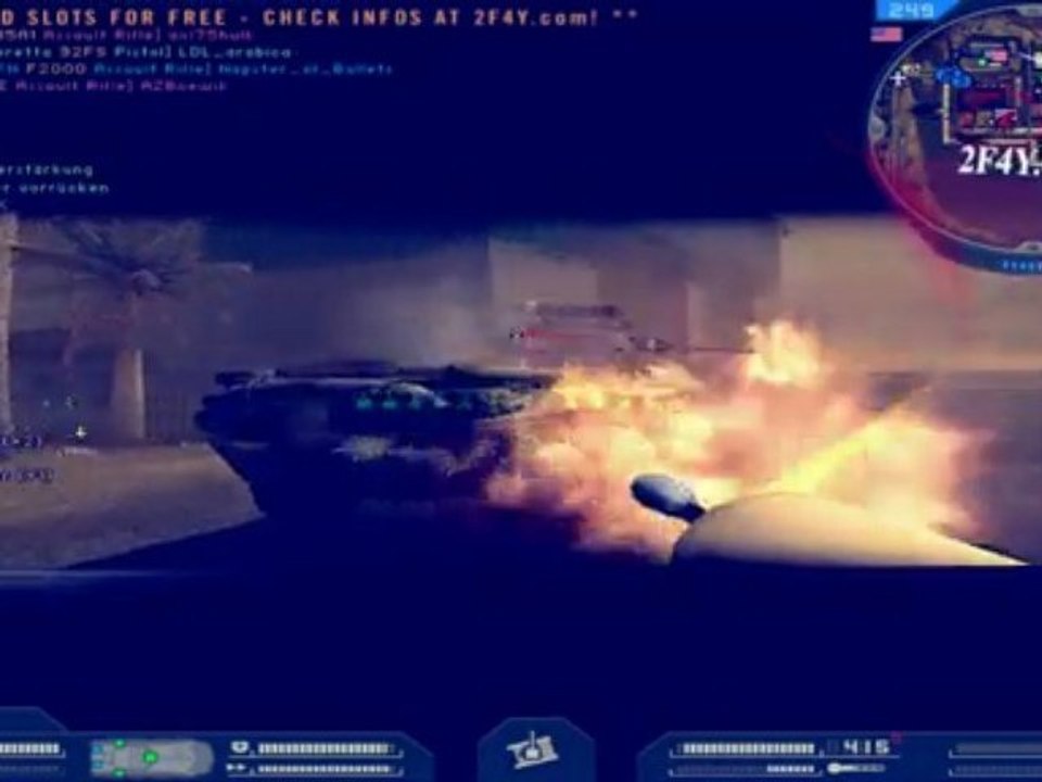 Battlefield 2  - karkand & vehicles [2f4y.com] gameplay