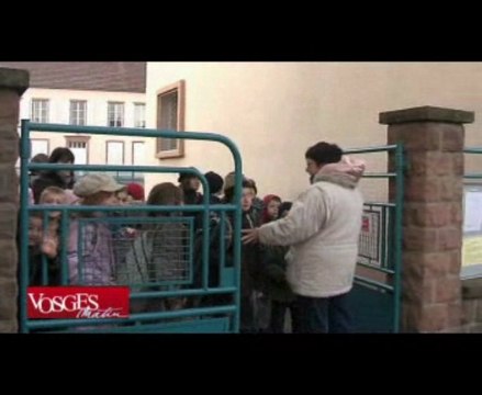 L'école de Celles sur Plaine en feu