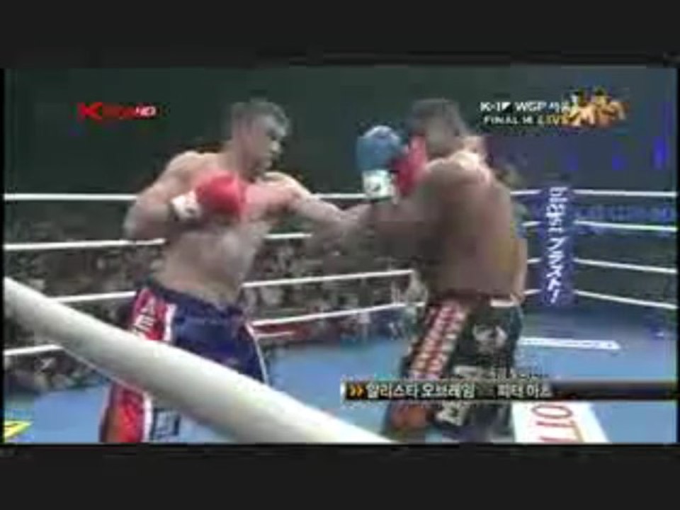 Peter Aerts VS Alistair Overeem "K1 World GP 26/09/09" (1/2)
