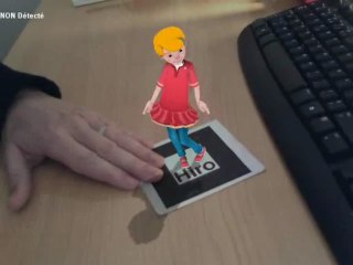 ARToolKit on Virtools - Personage animé Temps Réel & Ombre