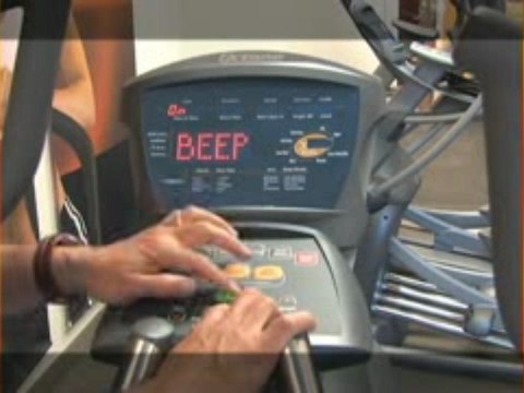 Customize Settings on the Octane elliptical