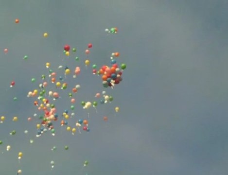 Lâcher de ballons à Charleville-Mézières