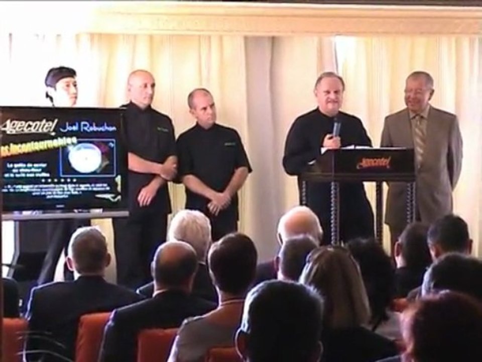 Intervention de Joel Robuchon lors de la conférence de press