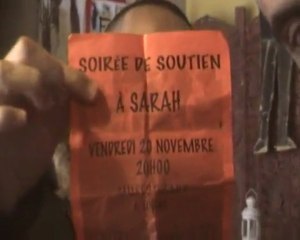 street bench-soutenez sarah!concert vendredi 20