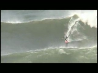 Olas de cinco metros en el Quiksilver la Vaca Gigante