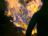 Drapeau algérien brulé par des Egyptiens