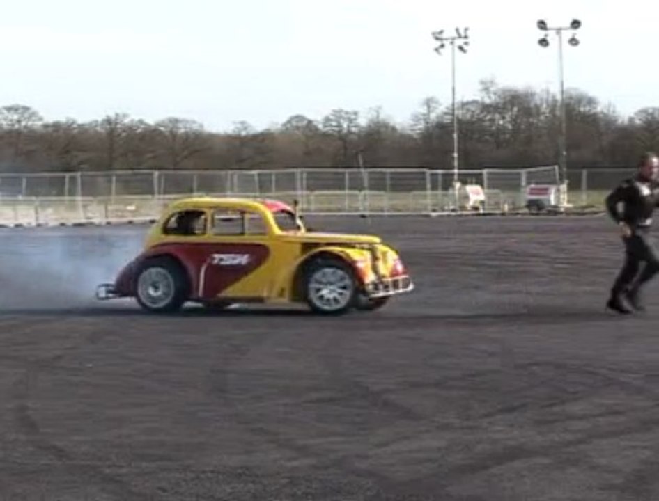 Legend Car doughnut - Terry Grant