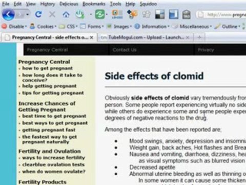 Side Effects of Clomid