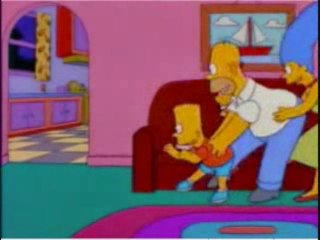 No vives de ensalada Los Simpsons