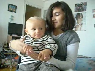 tape tape avec mes main