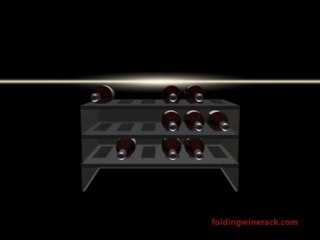 FlatRack - the folding wine rack