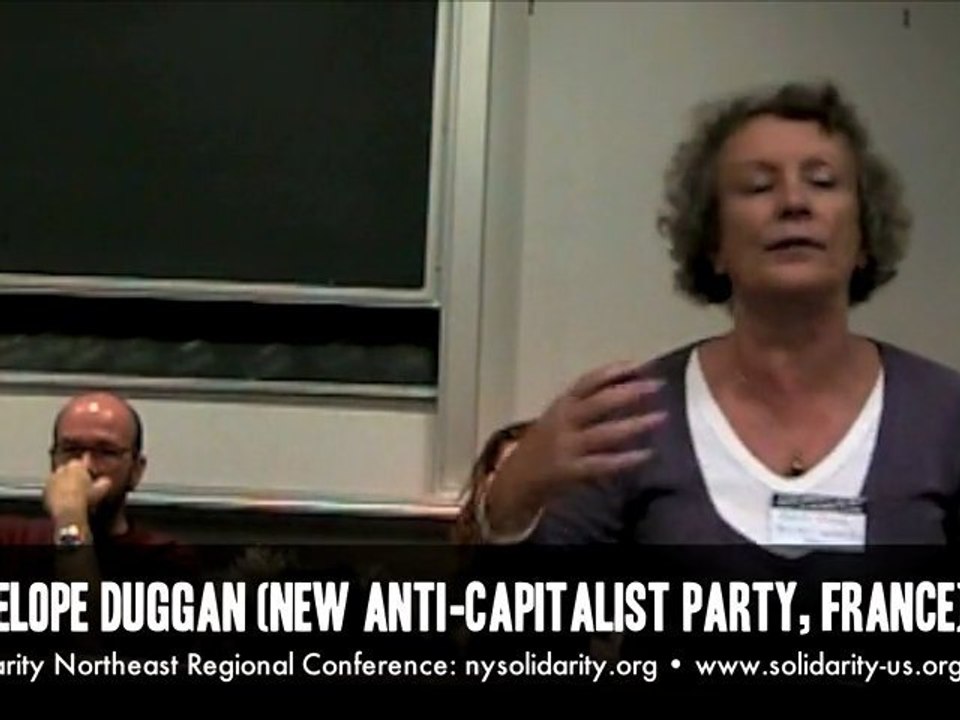 Penelope Duggan: Solidarity 2009 Northeast Conference