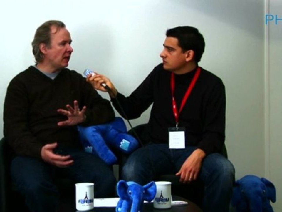Interview du créateur de MySQL par PHPTV au Forum PHP 2009