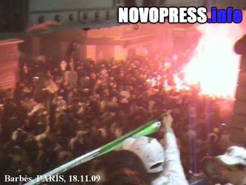 Algérie-Egypte, Quartier de Barbès à Paris - 18/11/09