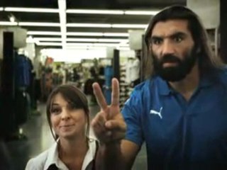 Publicité REBEL SPORT 3 - Sébastien Chabal - Rugby