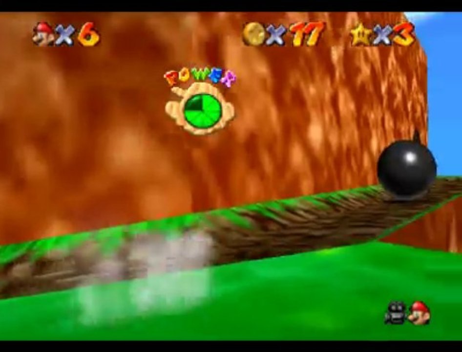 super mario 64 - étoile 4 - Les huit pièces rouges