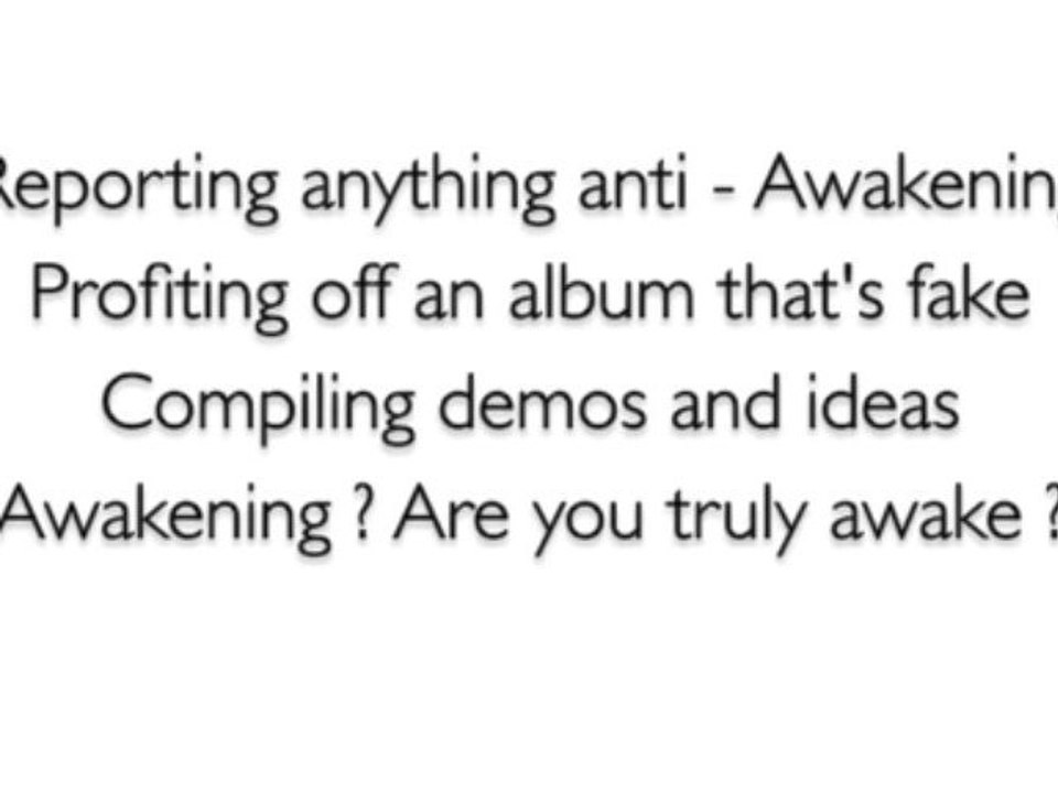 Dedicated to Awakening