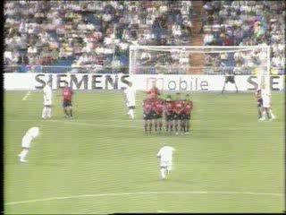 David Beckham .- Real Madrid-Osasuna