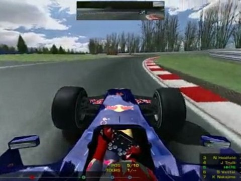 RFactor Mod F1 2009 PC Gameplay