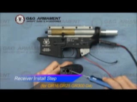 Airsoft AEG G&G GR16 M16 Receiver Assembly by AirSplat