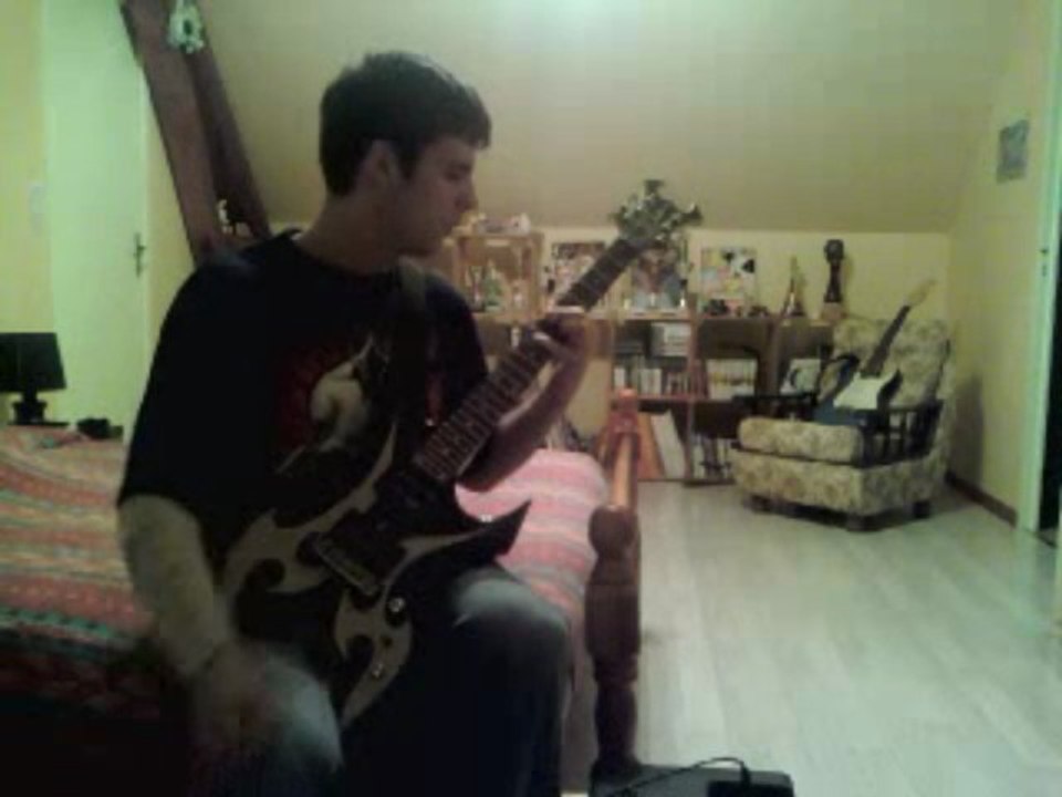 all nightmare long (metallica) a la guitare
