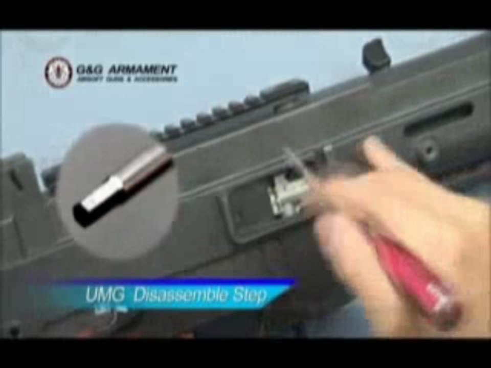 Airsoft AEG G&G UMG UMP Disassemble Take Down by AirSplat